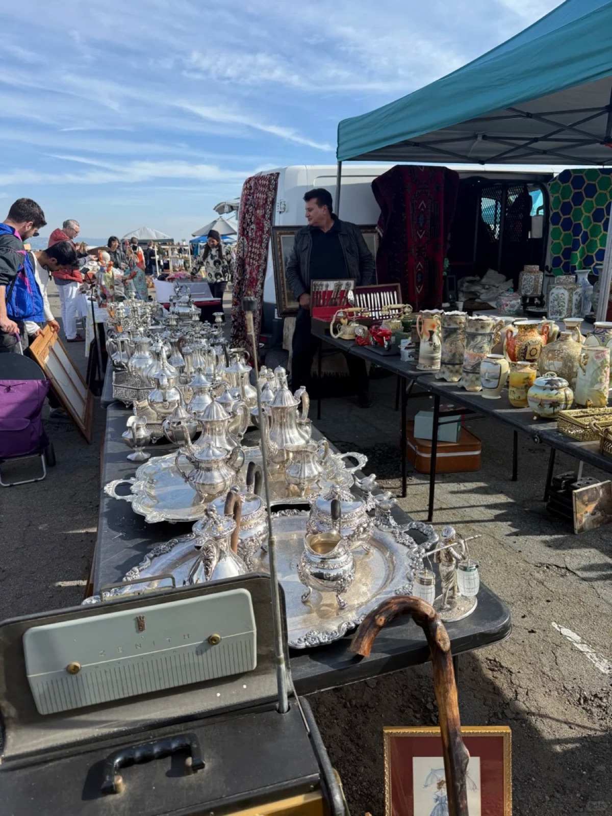 Alameda Point Antiques Faire in Alameda